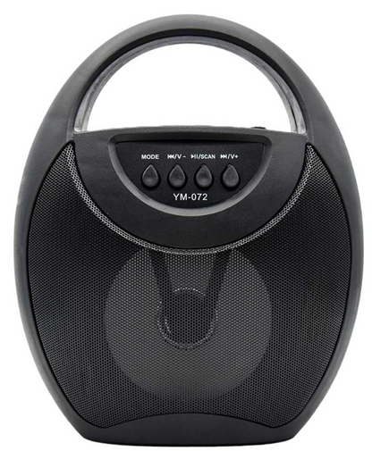🔊 Bocina Bluetooth MAIZ YM-072 3"– con Luces LED y Radio FM