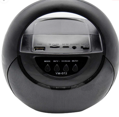 🔊 Bocina Bluetooth MAIZ YM-072 3"– con Luces LED y Radio FM