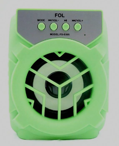 🔊 Bocina Bluetooth Portátil FOL FS-S305 – 3" con Iluminación RGB y Radio FM