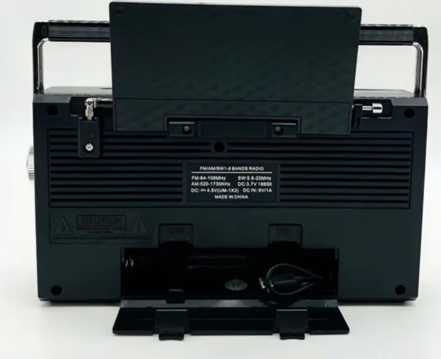 📻 Radio Retro GOLON RX-4500BS – 4" con Bluetooth, 10 Bandas, Solar y Batería Recargable
