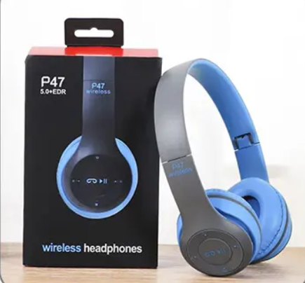 🎧 Audífonos Inalámbricos P47 – Bluetooth 5.0, Radio FM, MicroSD y Manos Libres