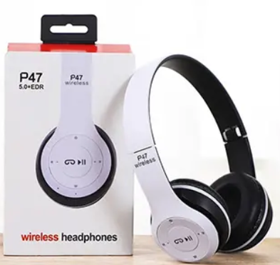 🎧 Audífonos Inalámbricos P47 – Bluetooth 5.0, Radio FM, MicroSD y Manos Libres
