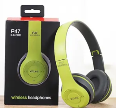 🎧 Audífonos Inalámbricos P47 – Bluetooth 5.0, Radio FM, MicroSD y Manos Libres