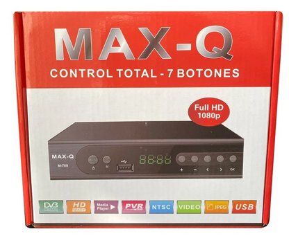 📺 Decodificador MAX-Q M-700 – Receptor Digital de Alta Definición