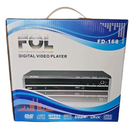📀 Reproductor de DVD FOL FD-118A – Multiformato con USB y Función de Karaoke