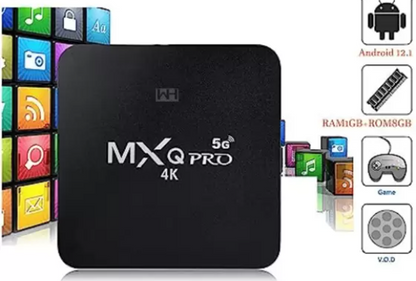 📺 TV Box 4K MXQ Pro – Centro Multimedia con Android y Resolución Ultra HD