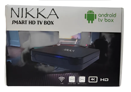 📺 NIKKA Smart TV Box 4K – Centro Multimedia con Android y Resolución Ultra HD