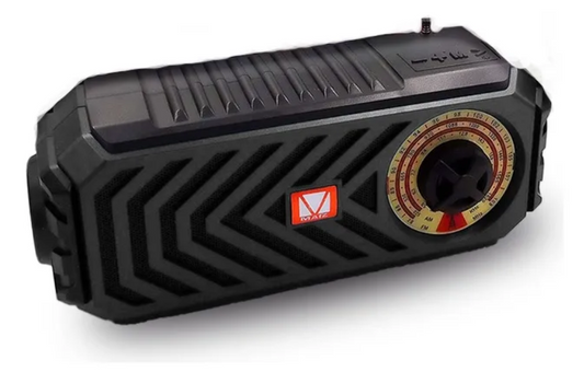 🔊 Bocina MAIZ YM-076 – Portátil con Radio AM/FM/SW, Bluetooth y Carga Solar