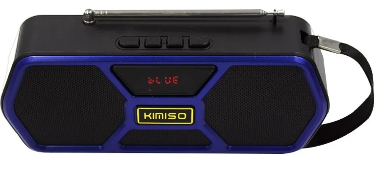 🔊 Bocina Kimiso 3" KM-510 – Portátil, Recargable, con Radio FM y Bluetooth