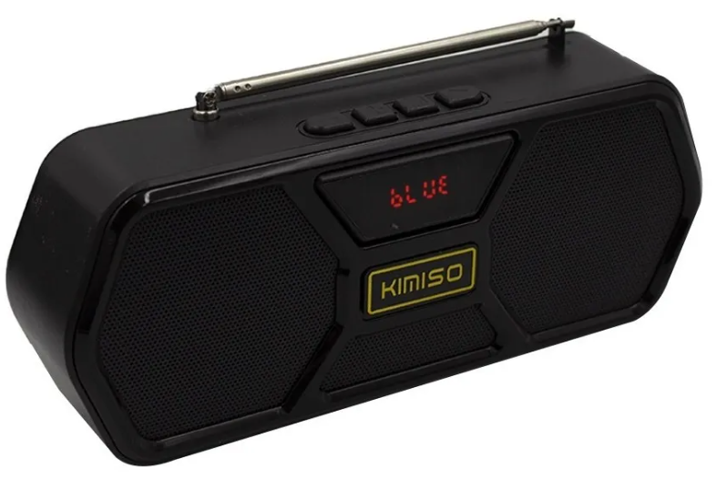 🔊 Bocina Kimiso 3" KM-510 – Portátil, Recargable, con Radio FM y Bluetooth