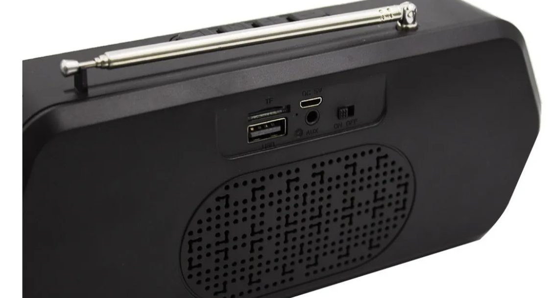 🔊 Bocina Kimiso 3" KM-510 – Portátil, Recargable, con Radio FM y Bluetooth