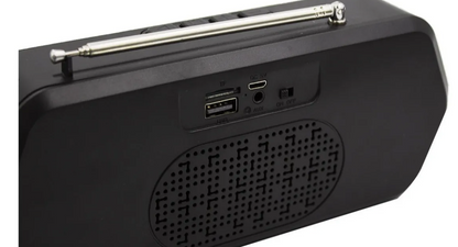 🔊 Bocina Kimiso 3" KM-510 – Portátil, Recargable, con Radio FM y Bluetooth