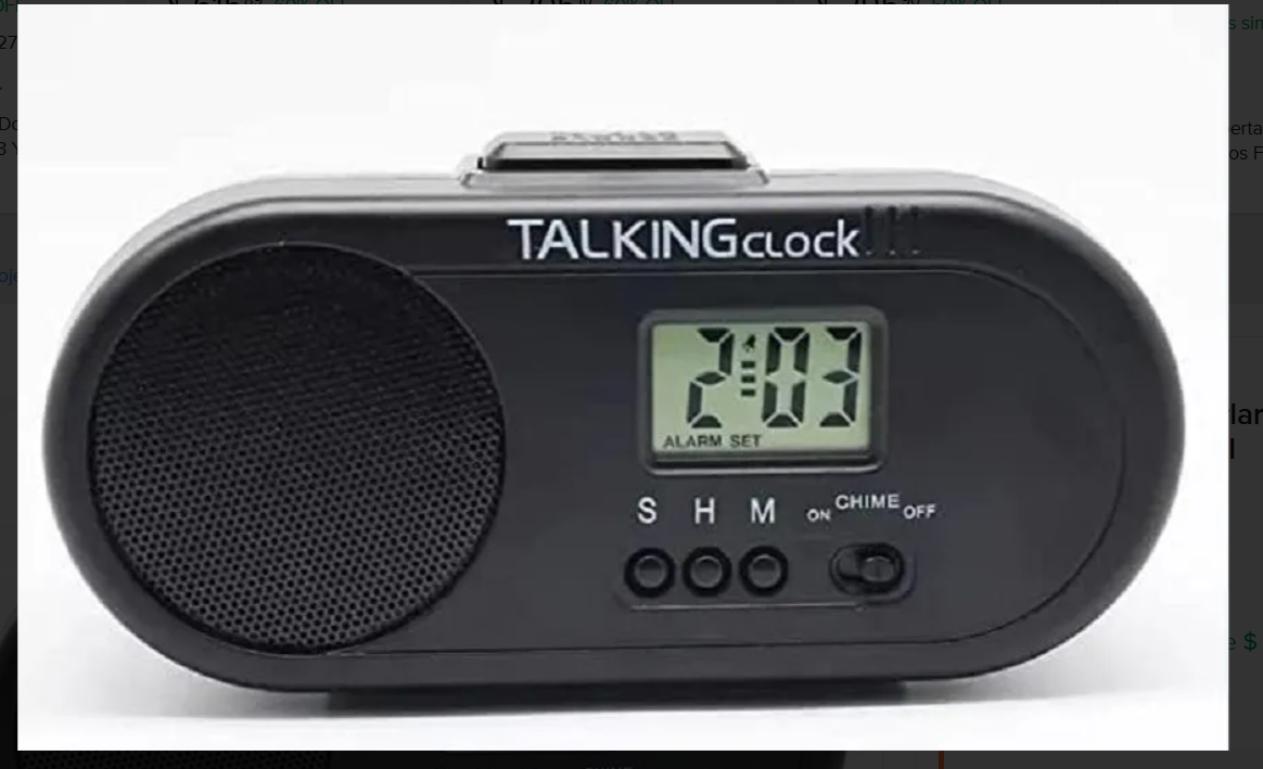 ⏰ Reloj Despertador "GALLO" Parlante KONNIG – Hora con Voz en Español