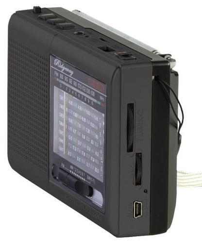 📻 Radio Portátil Ridgeway SPE-RA1072B – Conectividad Versátil y Estilo Retro