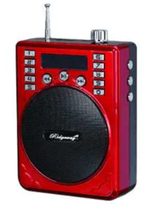 🔊 Bocina Portátil Ridgeway 3" SPE-558W – Sonido Potente y Diseño Elegante