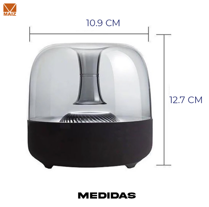 🔊 Bocina Bluetooth 3" YM-412 – Sonido Portátil con Iluminación LED