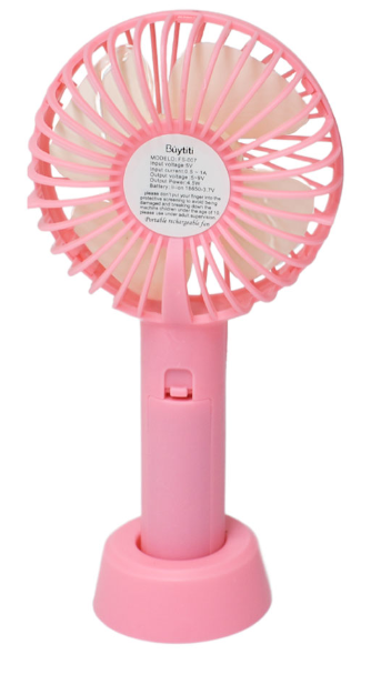 🌀 Ventilador Portátil FS-007 – Compacto, Recargable y de 3 Velocidades
