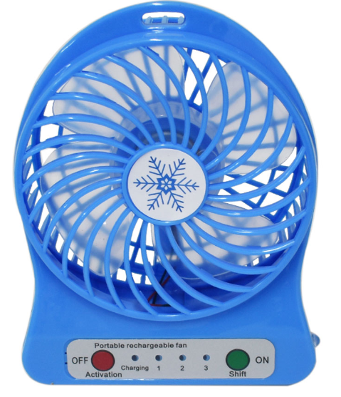 🌀 Mini Ventilador Portátil FS-003 – Compacto, Recargable y de 3 Velocidades