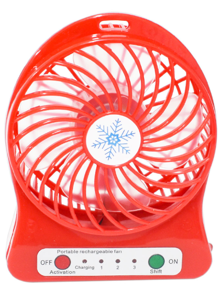 🌀 Mini Ventilador Portátil FS-003 – Compacto, Recargable y de 3 Velocidades