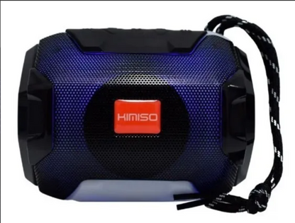 🔊 Bocina Bluetooth 3" A005 – Portátil con Luces LED