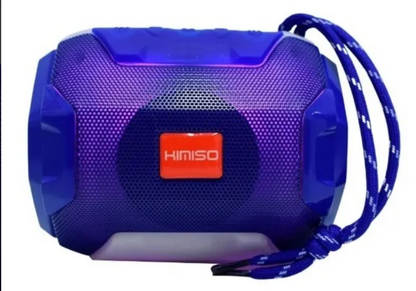 🔊 Bocina Bluetooth 3" A005 – Portátil con Luces LED