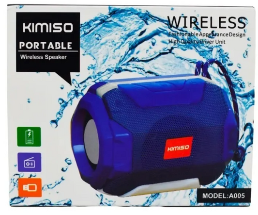 🔊 Bocina Bluetooth 3" A005 – Portátil con Luces LED
