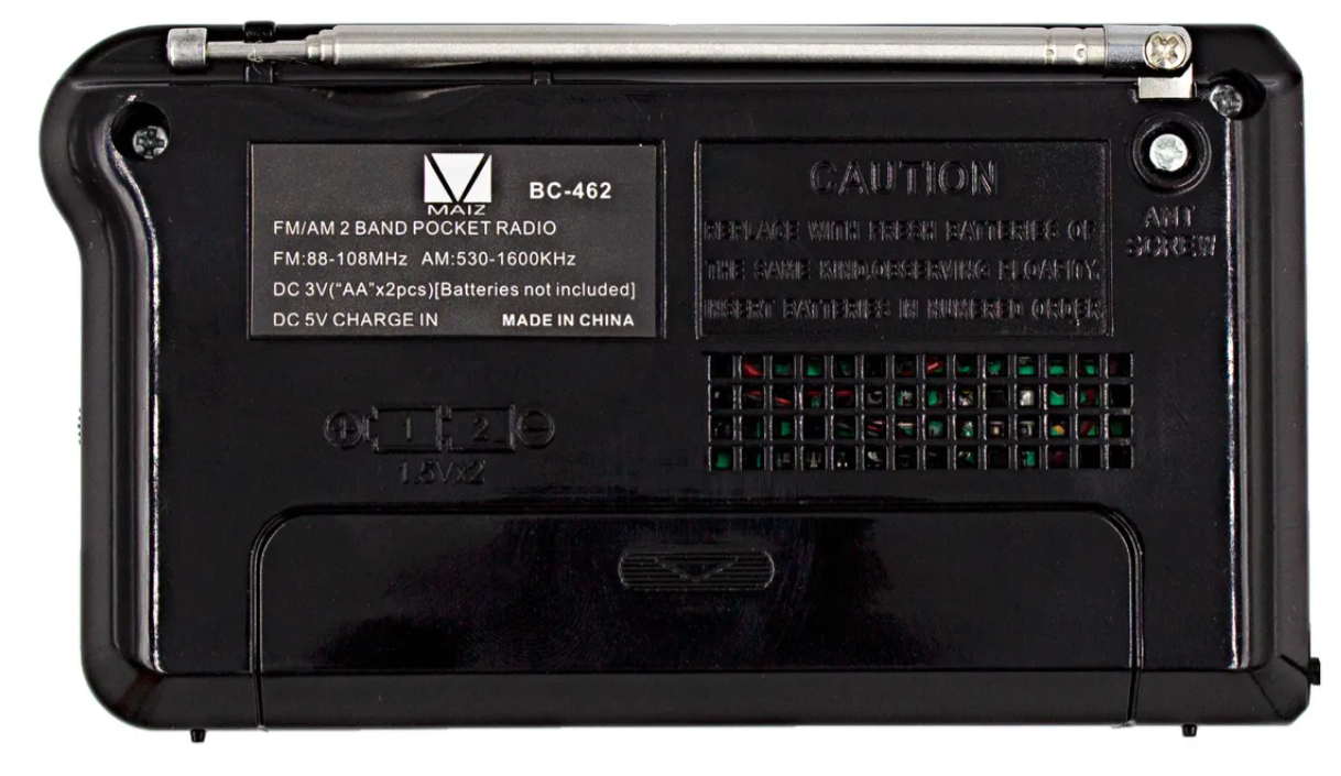 📻 Radio Portátil Retro Vintage Maiz BC-462 – Con Radio AM/FM y Bluetooth