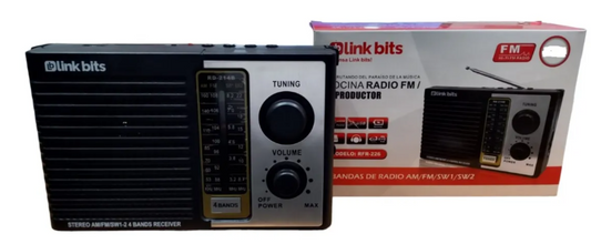📻 Radio Portátil Link Bits RD-214B – Radio AM/FM/SW con Bluetooth y USB