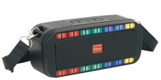 🔊 Bocina Portátil Ridgeway 3" BS-328 – Bluetooth 5.0 con Luces RGB