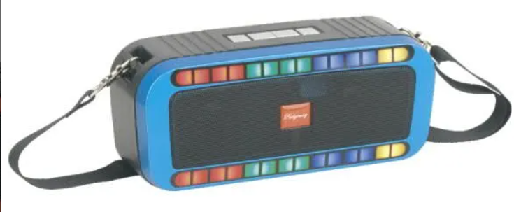 🔊 Bocina Portátil Ridgeway 3" BS-328 – Bluetooth 5.0 con Luces RGB