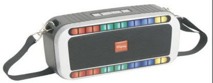 🔊 Bocina Portátil Ridgeway 3" BS-328 – Bluetooth 5.0 con Luces RGB