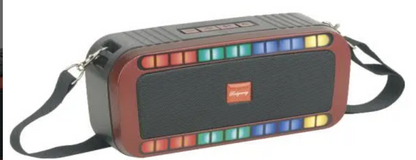 🔊 Bocina Portátil Ridgeway 3" BS-328 – Bluetooth 5.0 con Luces RGB