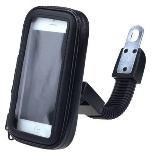 📱 Soporte Holder para Celular con Cargador USB para Moto – Ajustable, Impermeable y Rotación 360°