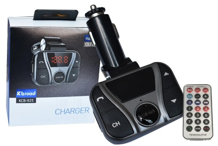 📻 Transmisor FM Bluetooth para Auto KCB-925 – Forma Viper