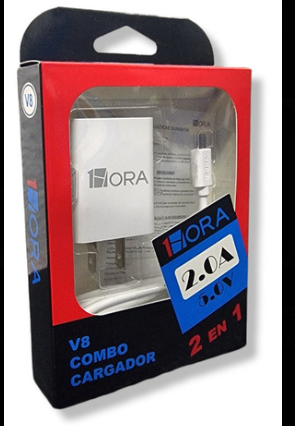 ⚡ Cargador 1Hora GAR064 con Cable Micro USB (V8) – 5V/2.0A, 10W