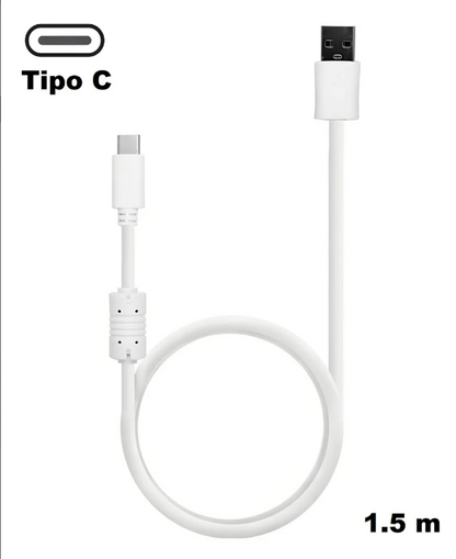 🔌 Cable Tipo C 1Hora CAB150 – 1.5 metros, Carga Rápida Reforzado 2.0