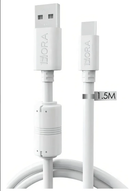 🔌 Cable Tipo C 1Hora CAB150 – 1.5 metros, Carga Rápida Reforzado 2.0
