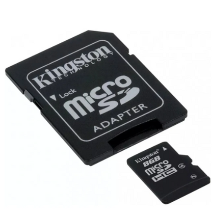 📦 Tarjeta de Memoria Kingston microSDHC 8GB – Clase 10