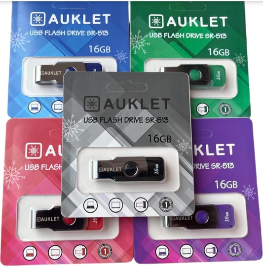 📦 Memoria USB Auklet 16GB – Modelo SR-513