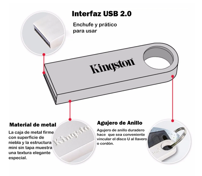 📦 Memoria USB Kingston DataTraveler SE9 – 16GB, USB 2.0