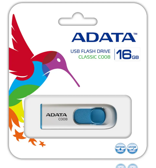 📦 Memoria USB ADATA C008 – 16GB, USB 2.0