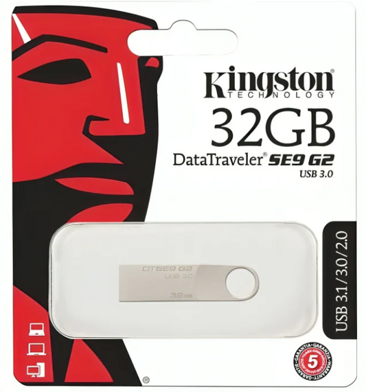 📦 Memoria USB Kingston DataTraveler SE9 – 32GB, USB 2.0