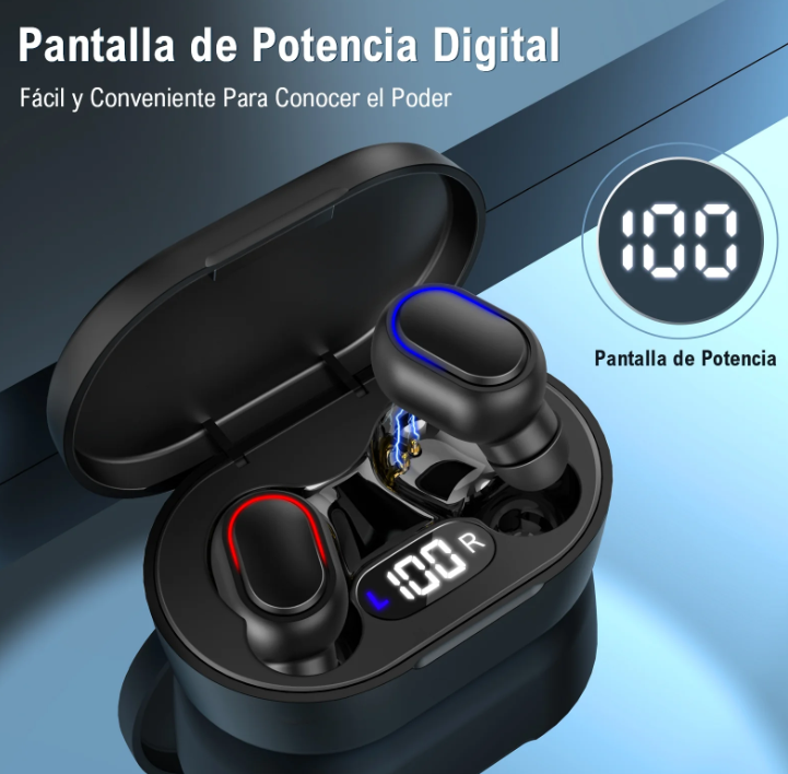🎧 Auriculares Inalámbricos 1Hora AUT114 – Bluetooth 5.3, 25h de autonomía
