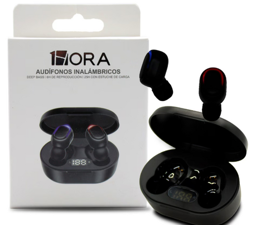 🎧 Auriculares Inalámbricos 1Hora AUT114 – Bluetooth 5.3, 25h de autonomía