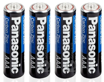 🔋 Pilas Panasonic AAA (Triple A) – Paquete con 4