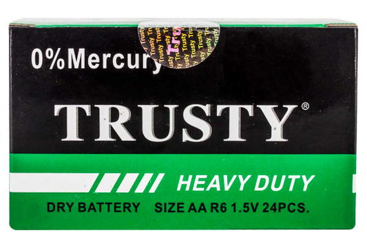🔋 Pilas Trusty AA 316 – Caja con 24 piezas