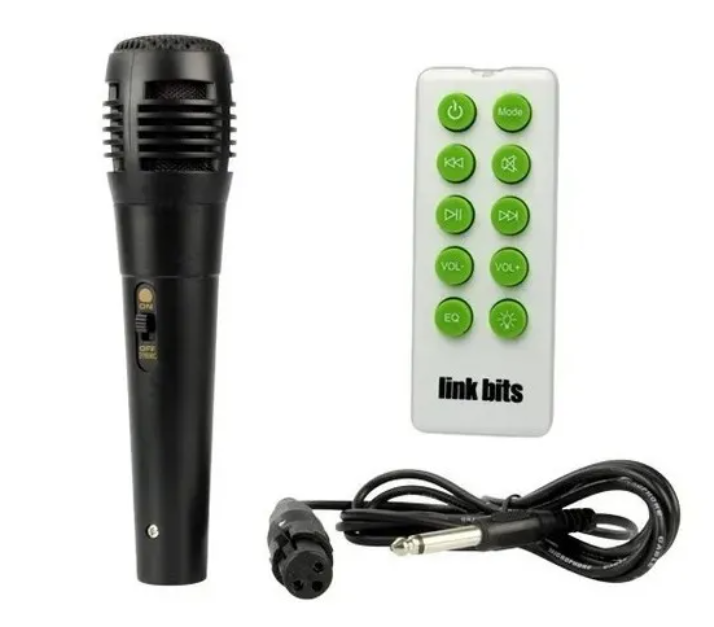 🔊 Bocina Link Bits RFR-222 de 12″ con Micrófono y Control