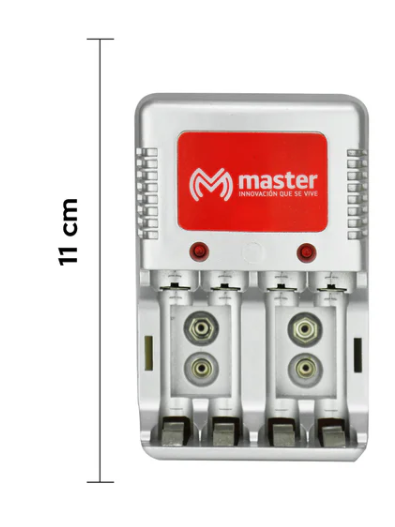 🔋 Cargador de Baterías Master EL10 – Sin Baterías Incluidas