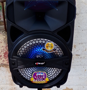 🔊 Parlante Karaoke Knup KP-TR3076BT – 8" con Bluetooth, Micrófono y Trípode