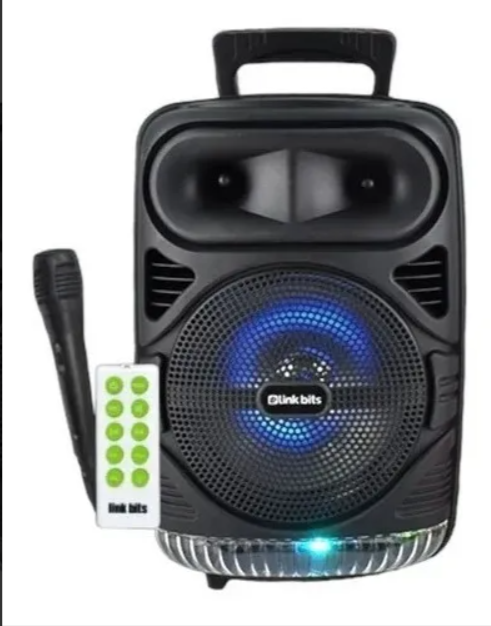🔊 Bafle Karaoke Link Bits RFR-068 – 8" con Micrófono y Control Remoto